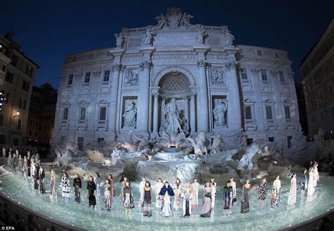 fendi fontana di trevi|Fendi fountain renovation.